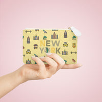 PENELOPE New York Mini Clutch Bag - Fun City Design for Travelers & Tourists thumbnail