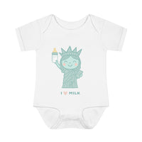 BABY LIBERTY | I Love Milk Infant Onesie® thumbnail