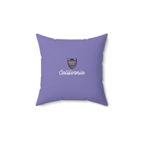BEVERLY | Los Angeles California Faux Suede Square Pillow - Decorative Throw for Home & Travel thumbnail