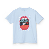 Kids’ “Ask Me to Say It in French!” Light Blue T-Shirt thumbnail