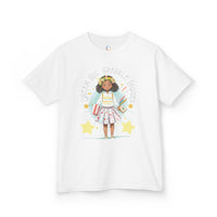 Kids’ “Dream Big, Sparkle Bigger” White T-Shirt thumbnail