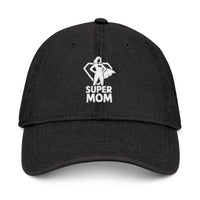 KRISTIN | Super Mom Embroidered Denim Hat thumbnail