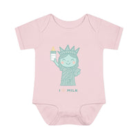 BABY LIBERTY | I Love Milk Infant Onesie® thumbnail