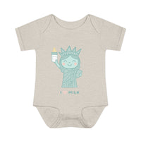 BABY LIBERTY | I Love Milk Infant Onesie® thumbnail