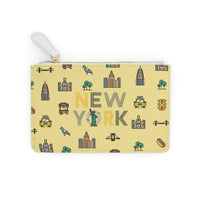 PENELOPE New York Mini Clutch Bag - Fun City Design for Travelers & Tourists thumbnail