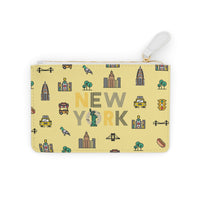 PENELOPE New York Mini Clutch Bag - Fun City Design for Travelers & Tourists thumbnail