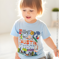 AUSTIN | Toddler T-Shirt - Keep Austin Weird Design thumbnail