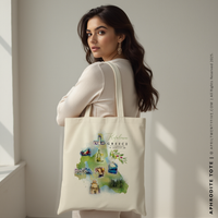 APHRODITE | Kefalonia, Greece Map Tote thumbnail