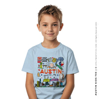AUSTIN | Kids Tee - Keep Austin Weird Graphic T-Shirt for Austin Lovers thumbnail