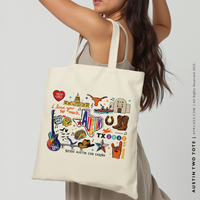 THEA | Austin, Texas Canvas Tote thumbnail
