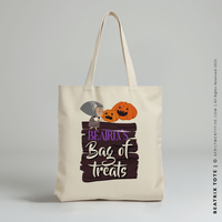 BEATRIX | Personalized Bag of Treats Canvas Tote thumbnail