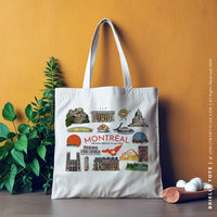 BRIELLE | Montreal Canada Souvenir Tote thumbnail