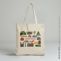 BRIELLE | Montreal Canada Souvenir Tote thumbnail