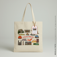 BRIELLE | Montreal Canada Souvenir Tote thumbnail