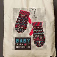 CAROL | Baby It's Cold Outside Christmas Tote thumbnail