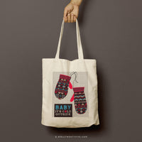 CAROL | Baby It's Cold Outside Christmas Tote thumbnail