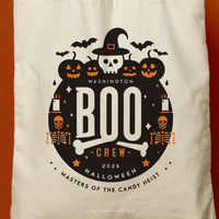 BOO CREW THREE | Halloween Canvas Tote thumbnail