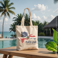 CARITA | Dominican Republic Map Tote thumbnail