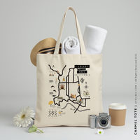 CARMEL | Carmel by the Sea, California Map Tote thumbnail