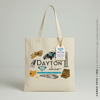CARRIE | Dayton Ohio Canvas Tote thumbnail