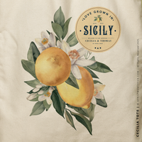 CECILIA | Lemon Canvas Tote thumbnail