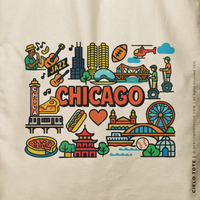 CIELO | Chicago, Illinois Canvas Tote thumbnail