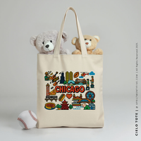CIELO | Chicago, Illinois Canvas Tote thumbnail