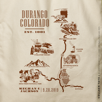 COLLEEN | Durango, Colorado Map Tote thumbnail