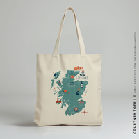 COURTNEY | Scotland Map Tote thumbnail