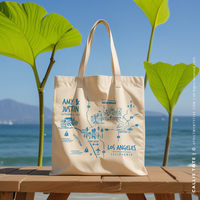 CALLIE | Los Angeles California Map Tote thumbnail