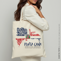 CARITA | Dominican Republic Map Tote thumbnail