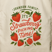DANA | Strawberry Picking Tote (Personalized) thumbnail