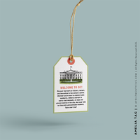 AMELIA | Washington DC Tote Souvenir Canvas Tote Bag thumbnail