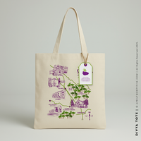 DIVYA | Sonoma, California Map Tote thumbnail