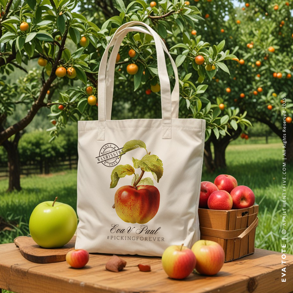 EVA | Apple Orchard Wedding Canvas Tote