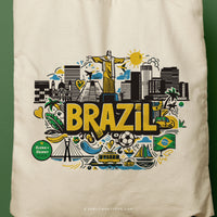 ELENA | Brazil Canvas Tote thumbnail