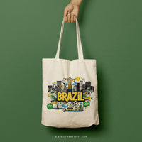 ELENA | Brazil Canvas Tote thumbnail