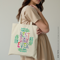 EVE | Best Day Ever Canvas Tote thumbnail