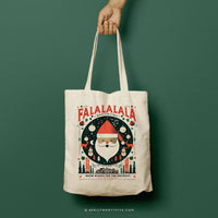 FARRAH | Christmas Mistletoe Bag Canvas Tote thumbnail