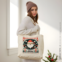 FARRAH | Christmas Mistletoe Bag Canvas Tote thumbnail