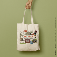 GINNY | Raleigh North Carolina Souvenir Tote (Personalized) thumbnail