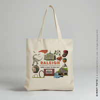 GINNY | Raleigh North Carolina Souvenir Tote (Personalized) thumbnail