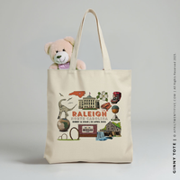 GINNY | Raleigh North Carolina Souvenir Tote (Personalized) thumbnail