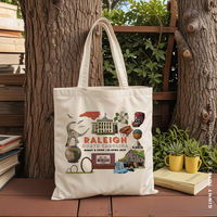 GINNY | Raleigh North Carolina Souvenir Tote (Personalized) thumbnail