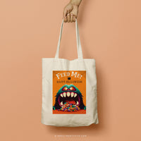MONSTER GUSTAV | Halloween Canvas Tote thumbnail
