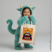 MONSTER GUSTAV | Halloween Canvas Tote thumbnail