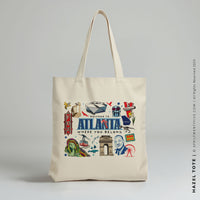 HAZEL | Atlanta, Georgia Canvas Tote thumbnail