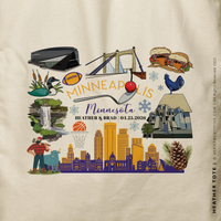 HEATHER | Minneapolis Souvenir Tote thumbnail