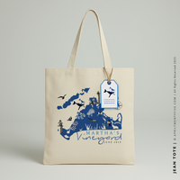 JEAN | Martha's Vineyard, Cape Cod Canvas Tote thumbnail
