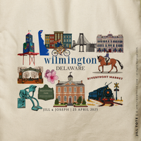 JILL | Wilmington Delaware Souvenir Tote (Personalized) thumbnail